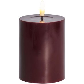 Sirius Sille Stompkaars LED 7,5/H10 cm, Bordeaux