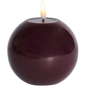 Sirius Sille Bolkaars LED 9/H10 cm, Bordeaux