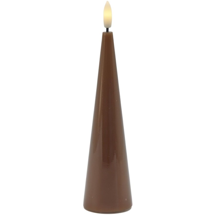 Sirius Sille Keglelys LED �4,8/H17 cm, Toffee