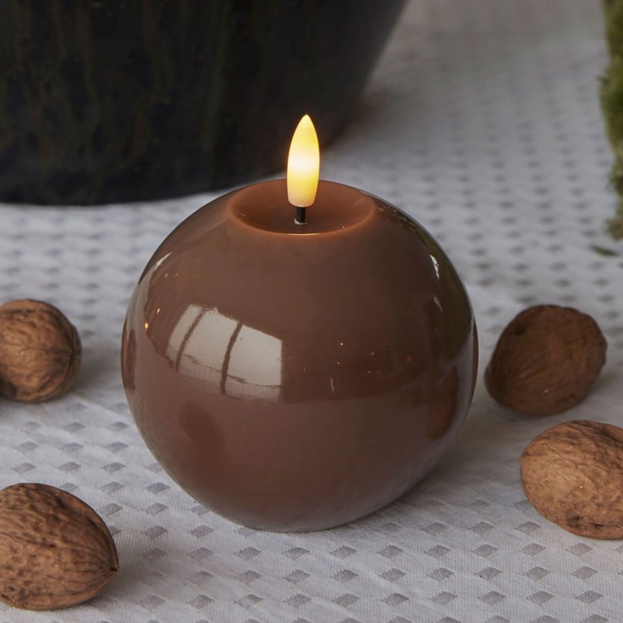 Sirius Sille Kuglelys LED �10/H9 cm, Toffee