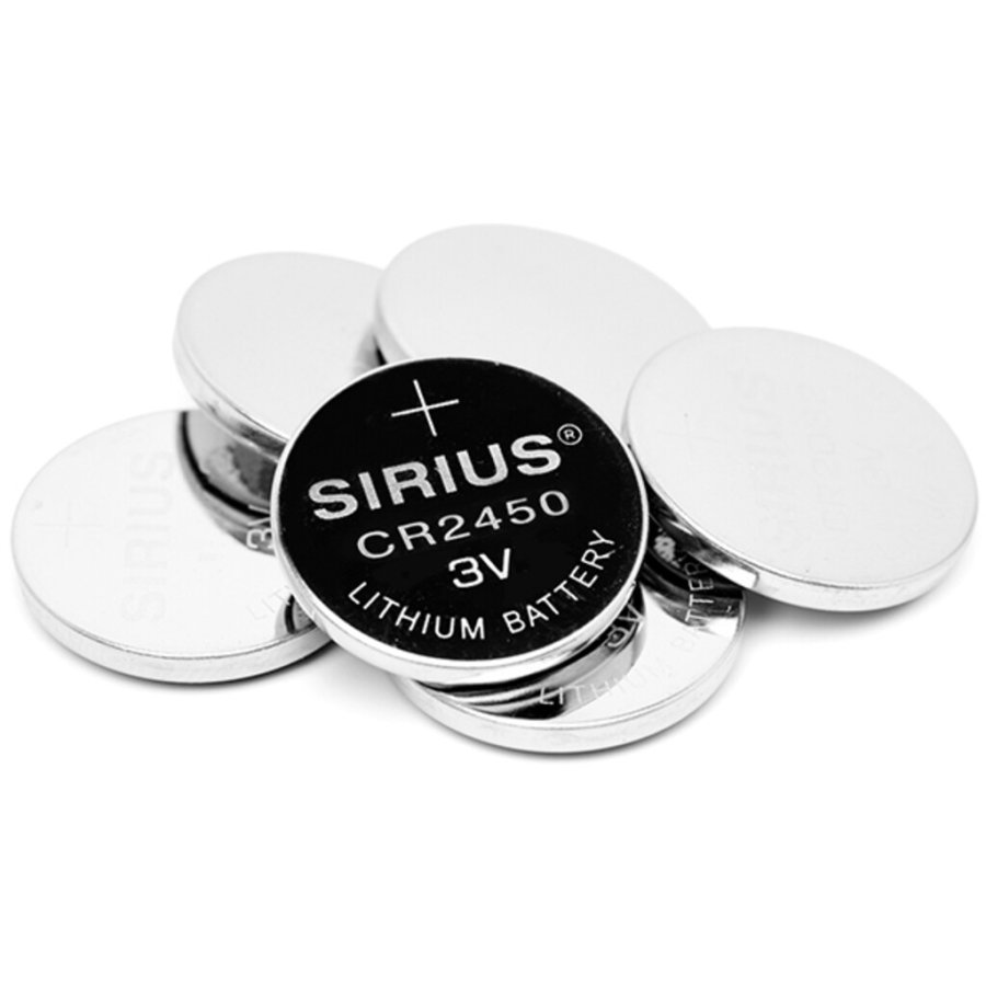 Sirius DecoPower CR2450 Batterien 4er Set