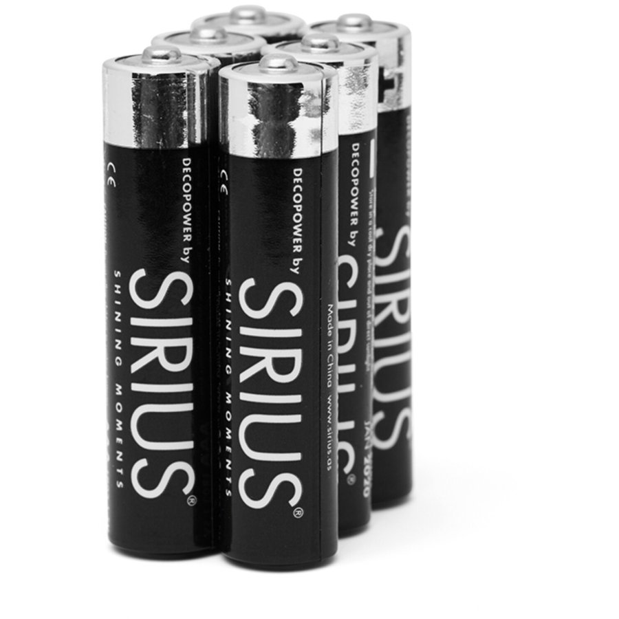 Sirius DecoPower AAAA Batterien 6er Set