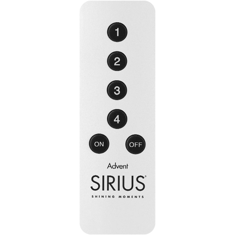 Sirius Fernbedienung Advent, Wei