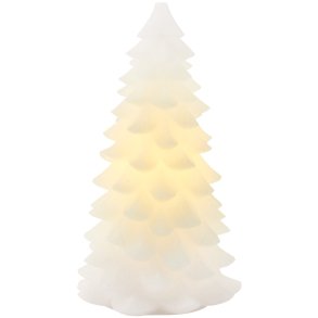 Sirius Carla Lysdekoration Juletr H23 cm, Hvid