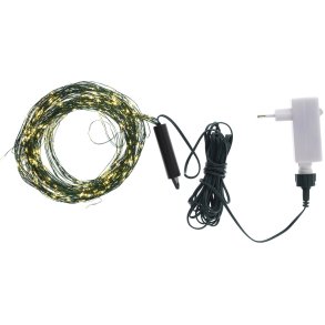 Sirius Knirke Lyskde 1,5 m, Klar/Grn