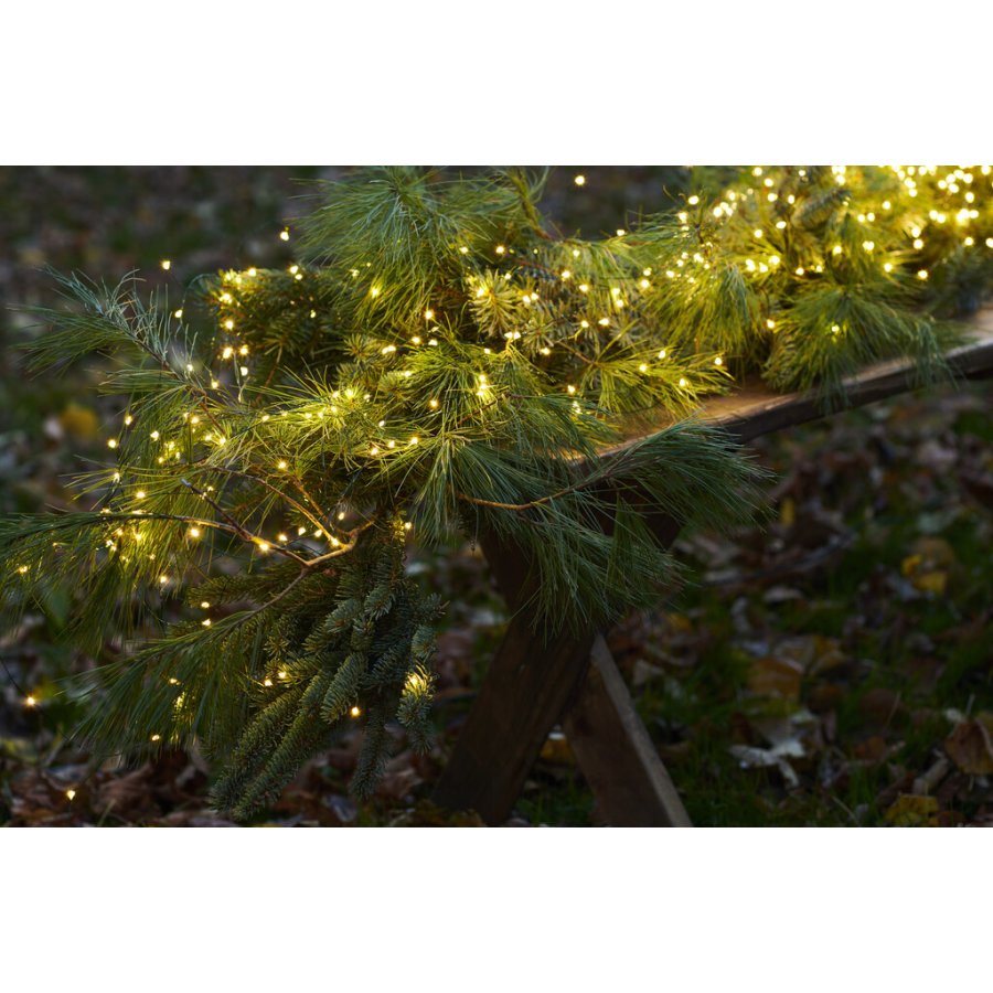 Sirius Knirke Lichterkette 1,5 m, Klar/Grün