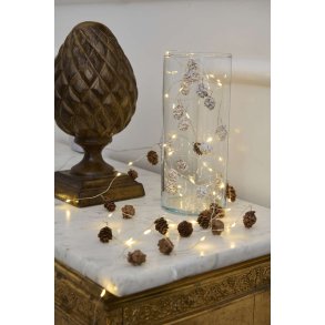 Sirius Molly Kogle-guirlande 2 m, Hvid