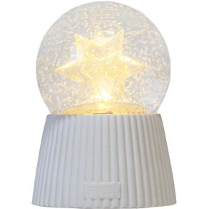 Sirius Capella Snekugle Stjerne LED H14,5 cm, Hvid