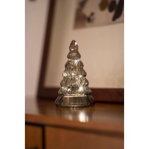 Sirius Lucy Lysdekoration Træ H16,5 cm, Dark Oak