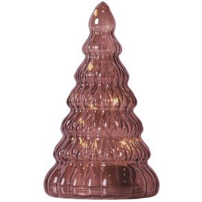 Sirius Lucy Lysdekoration Træ H16,5 cm, Bordeaux