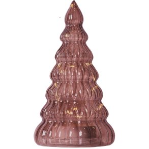 Sirius Lucy Lysdekoration Tr H23,5 cm, Bordeaux