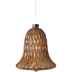 Sirius Luna Lysdekoration Klokke H10 cm, Dark Oak