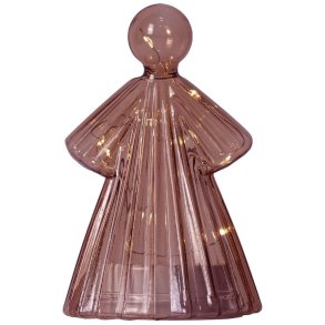 Sirius Alberte Lysdekoration Engel H14 cm, Bordeaux