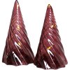 Sirius Vilma Helle Dekoration Holz 2er Set H11 cm, Bordeaux