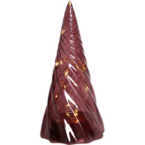 Sirius Vilma Helle Dekoration Holz LED H23.5 cm, Bordeaux