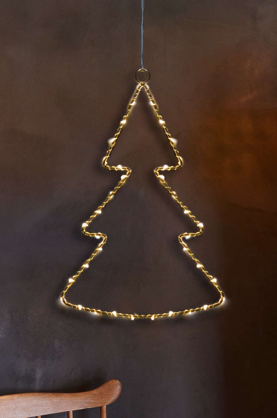 Sirius Liva Hängedekoration Weihnachtsbaum H30 cm, Gold