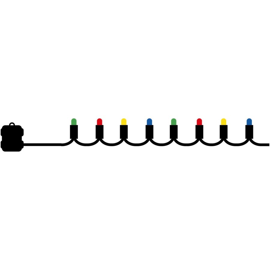 Sirius Easy-Line Batterie-Lichterkette 7,9 m, Multi