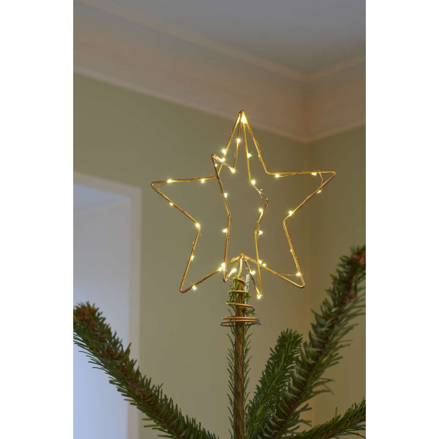 Sirius Christina Weihnachtsbaumspitze H25 cm, Gold