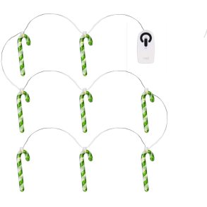 Sirius Hannah Girlande Zuckerstangen 105 cm, Matt/Grün