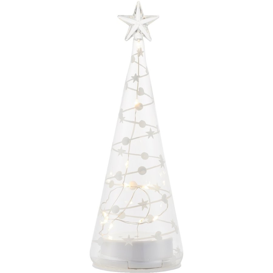 Sirius Sweet Christmas Lichtdekoration Baum H22 cm, Klar/Wei