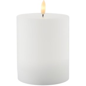 Sirius Sille Genopladeligt Bloklys LED H12,5 cm, Hvid