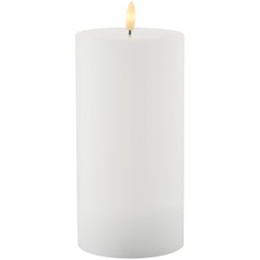 Sirius Sille Genopladeligt Bloklys LED H20 cm, Hvid