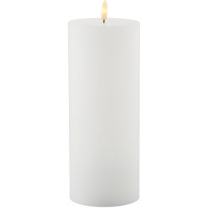 Sirius Sille Genopladeligt Bloklys LED H25 cm, Hvid