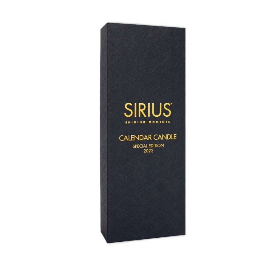 Sirius Sille Kalenderlys Special Edition 2023 H29 cm, Hvid/Guld