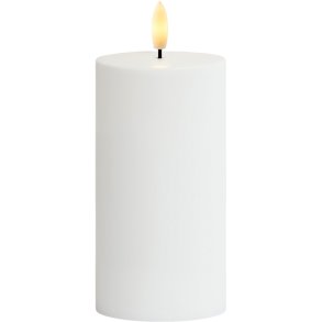 Sirius Sille Solar Bloklys LED 7,5/H15 cm, Hvid