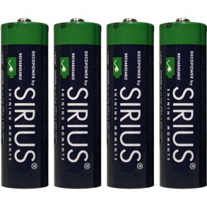 Sirius DecoPower Genopladeligt AA-batteri 4 stk.