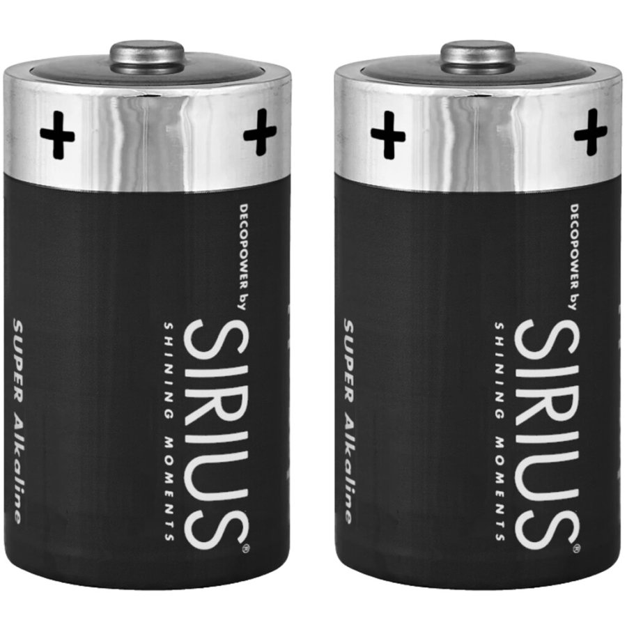 Sirius DecoPower LR14 C Batterie 2er Set