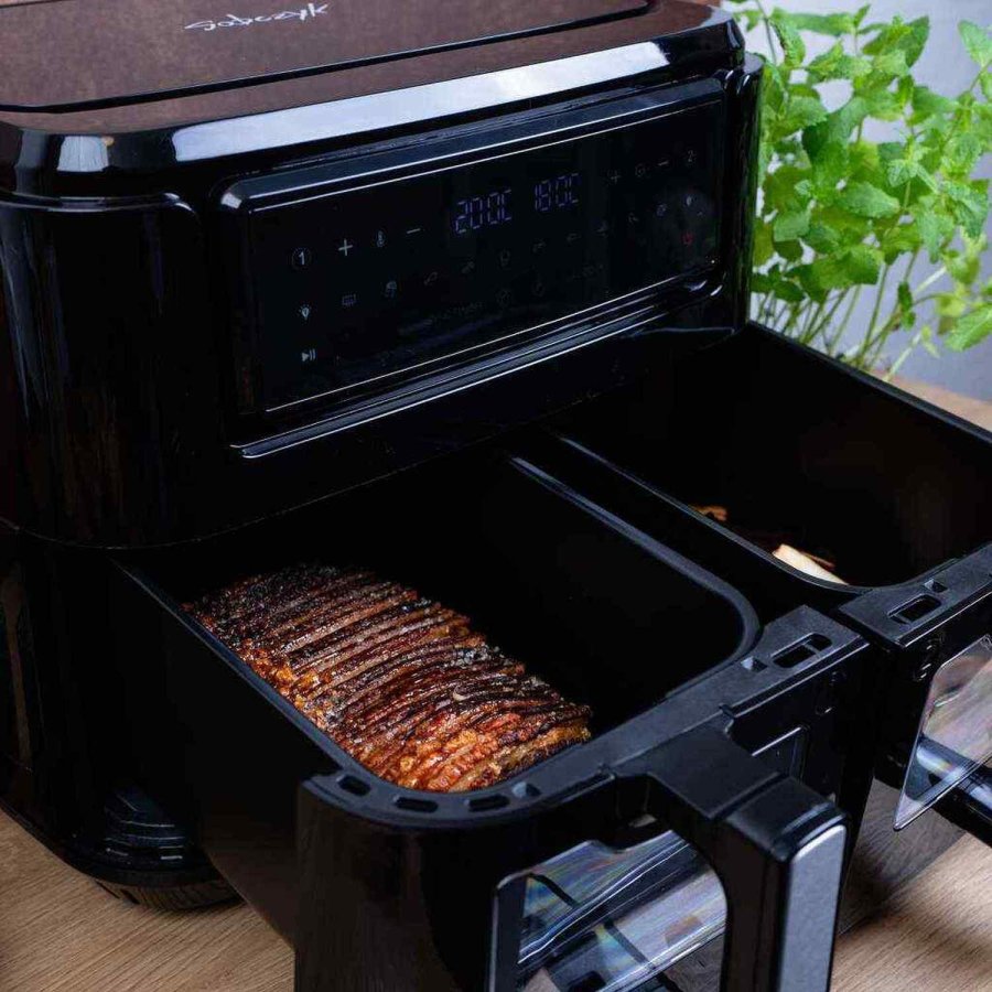 Sobczyk Dual Zone Airfryer 9 L, Sort