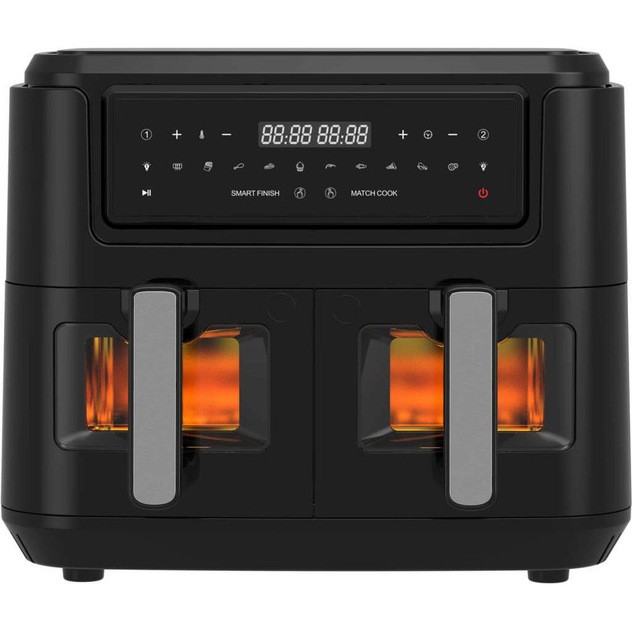 Sobczyk Dual Zone Airfryer 9 L, Sort