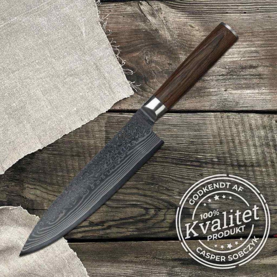 Sobczyk Damakus Kochmesser 20 cm, Wenge