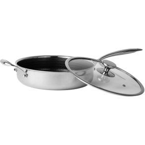 Sobczyk Hybrid-Bratpfanne mit Deckel H9,5 cm, Metall