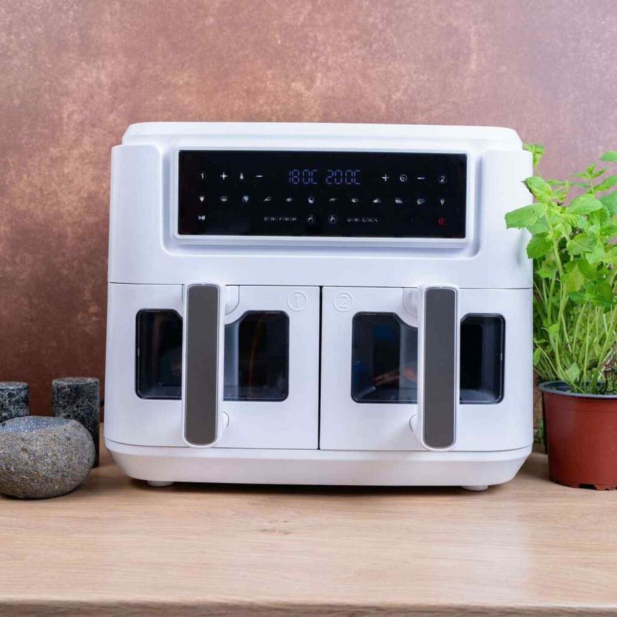 Sobczyk Dual Zone Airfryer 9 L, Hvid