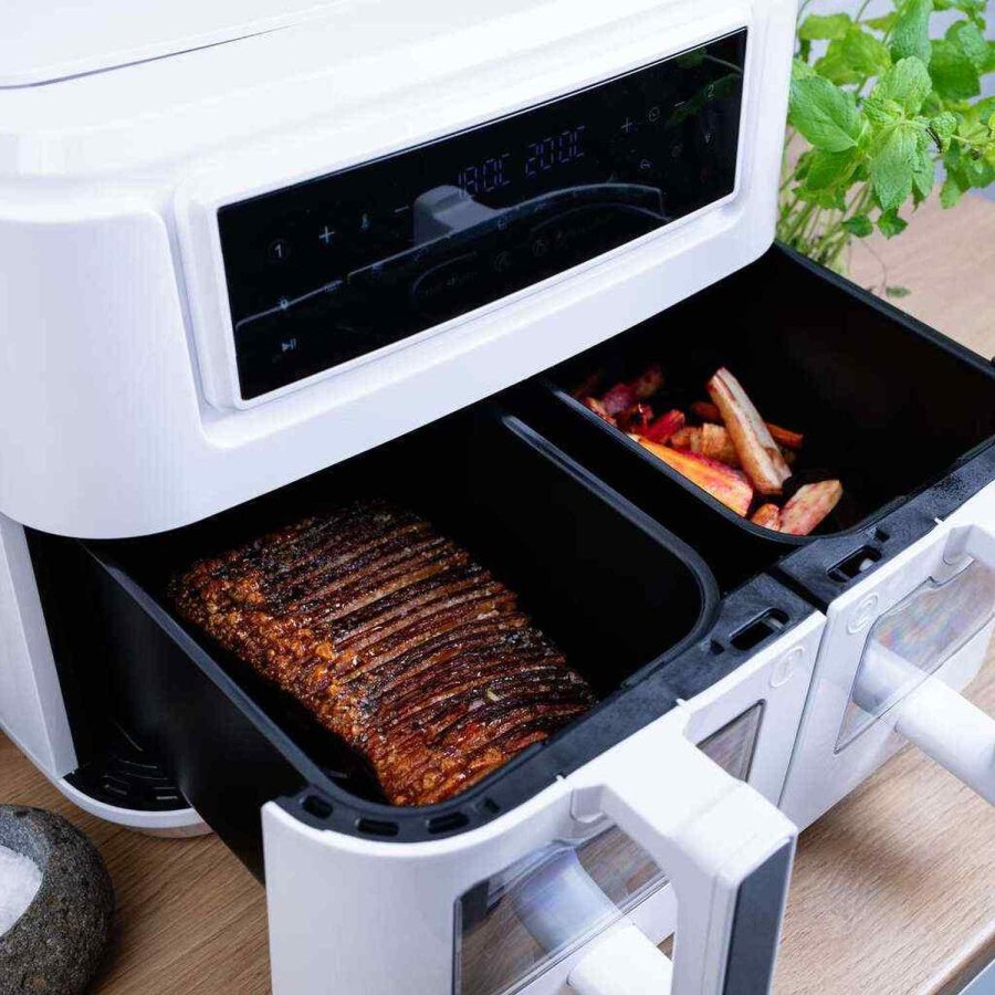 Sobczyk Dual Zone Airfryer 9 L, Hvid
