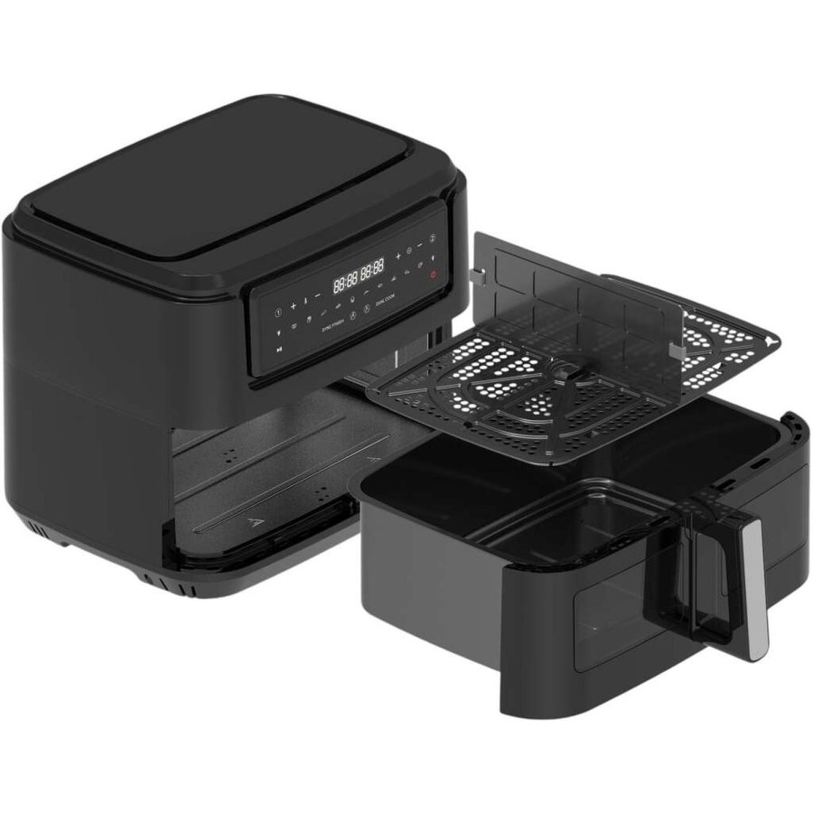 Sobczyk Fuzion Dual Zone Luftfritteuse 10,5 L, Schwarz