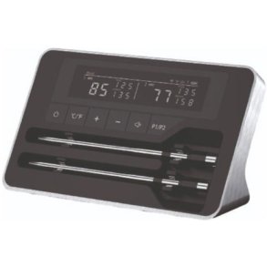 Sobczyk Bratenthermometer Dual 13,6 cm, Schwarz