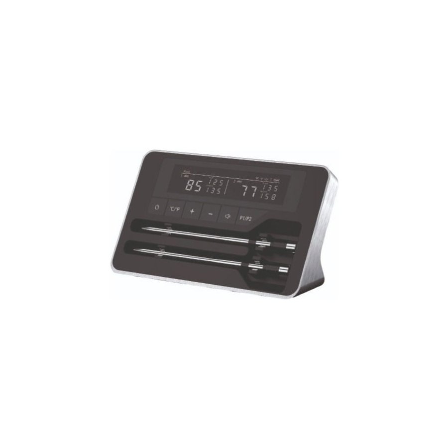 Sobczyk Stegetermometer Dual 13,6 cm, Sort