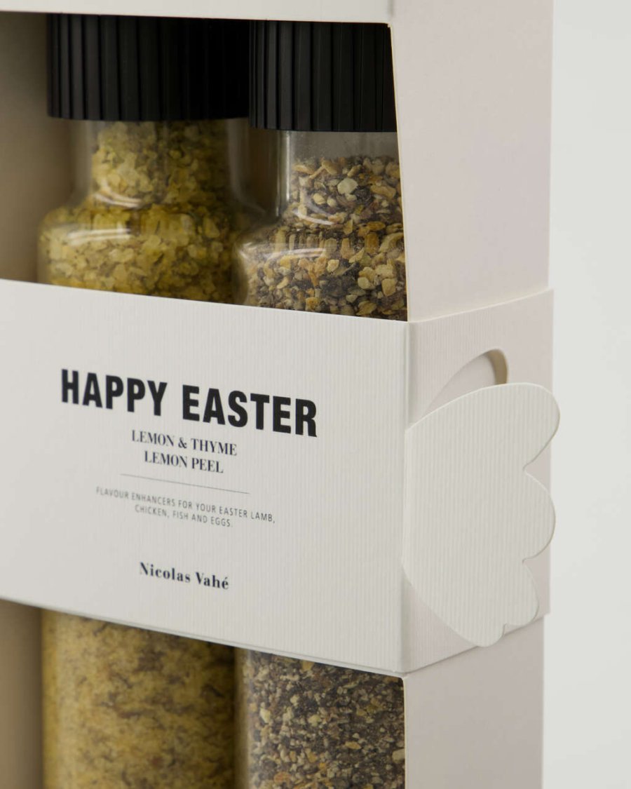 Nicolas Vahé Happy Easter Gaveske Salt & Peber, Lemon/Thyme & Pepper With Lemon