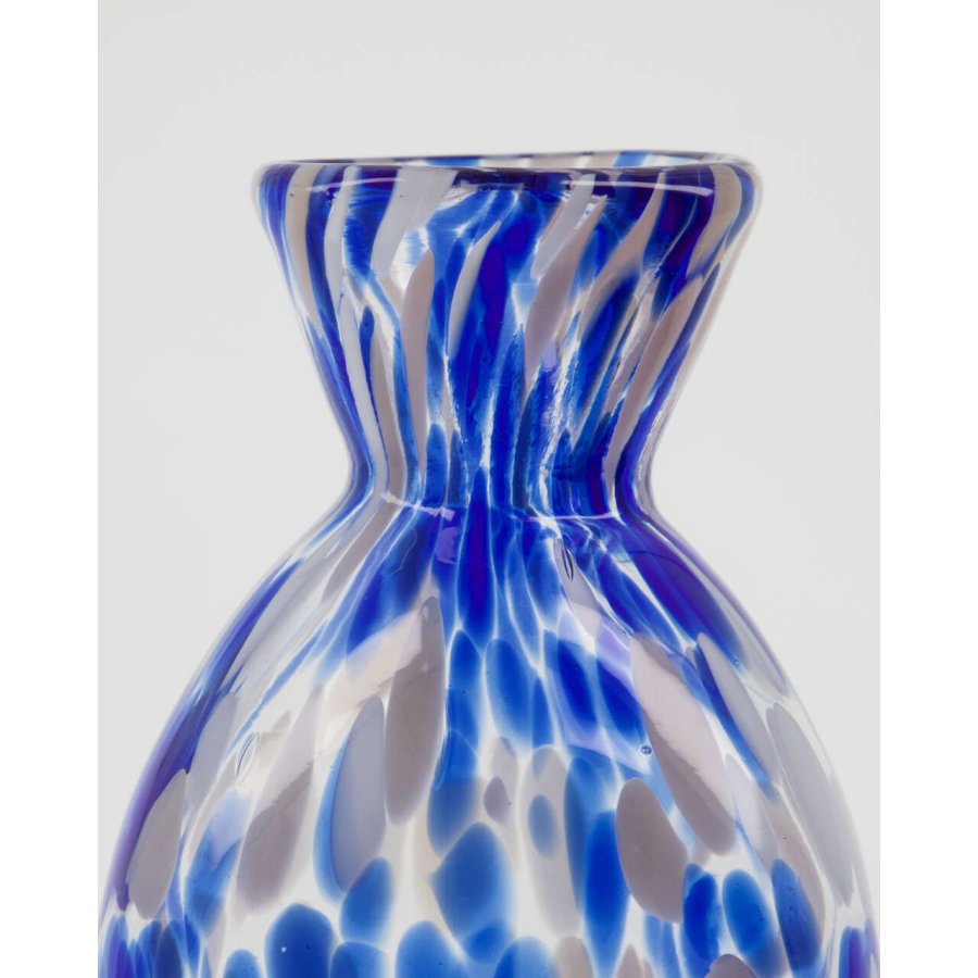 House Doctor Mote Vase H14,5 cm, Blau