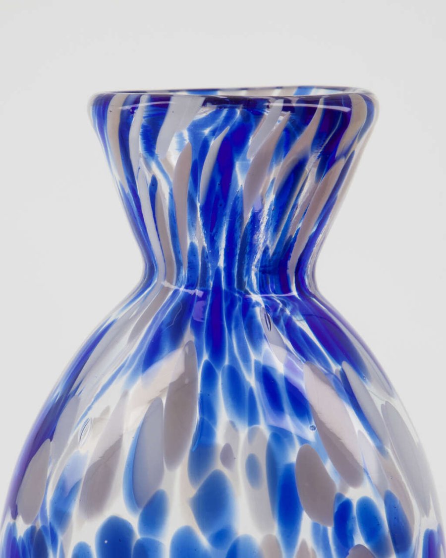 House Doctor Mote Vase H14,5 cm, Blau