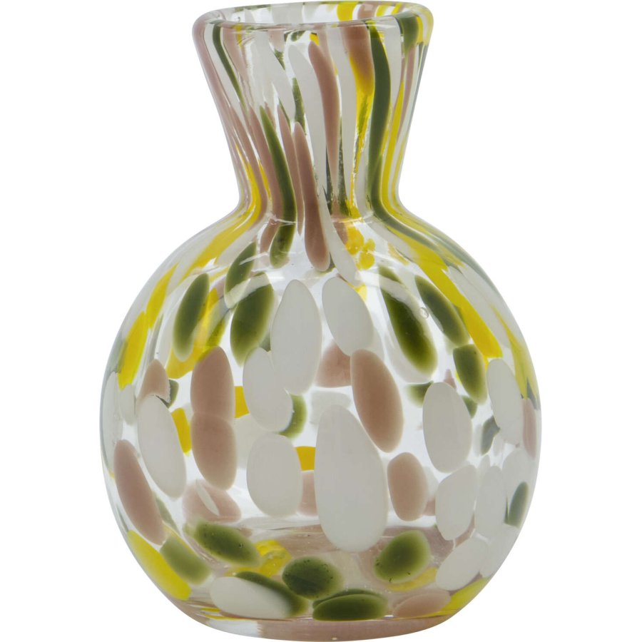 House Doctor Mote Vase H11 cm, Gelb