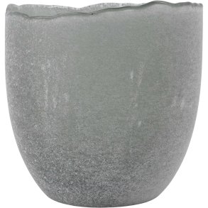 House Doctor Frag Lysestage H16 cm, Grå