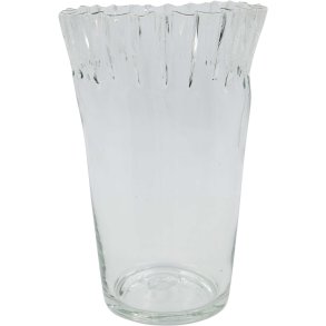 House Doctor Fold Vase H28 cm, Klar