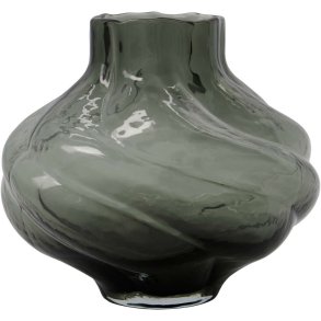 House Doctor Turn Vase H18,5 cm, Rauch/Grau