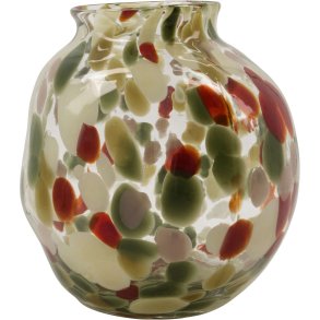 House Doctor Dot Vase H23 cm, Multi