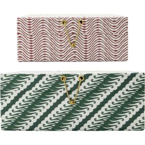 House Doctor Keep Aufbewahrungsbox 2er Set, Rot/Grn