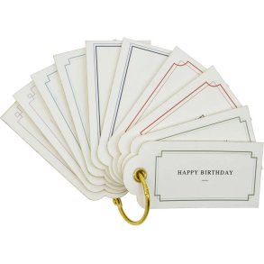 House Doctor Nila Dach 10er Set 9x4 cm, Multi